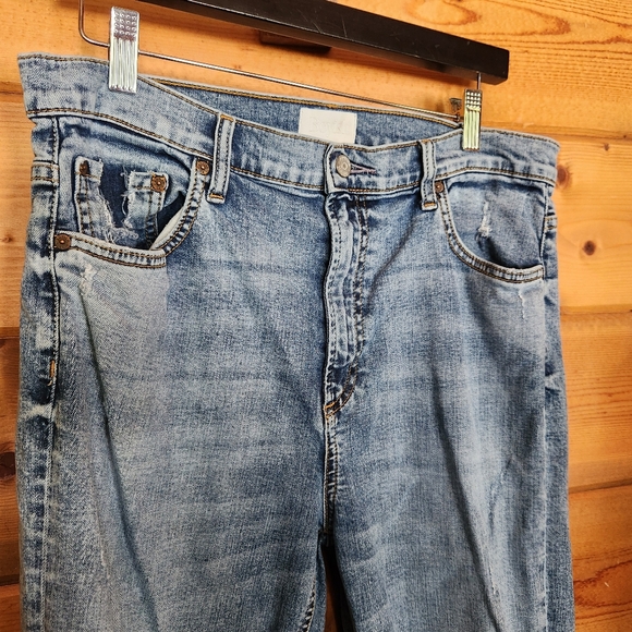 Boyish Donny High Rise Distressed Skinny Jeans in Forever Darling Size 32 X 30" - Picture 2 of 13